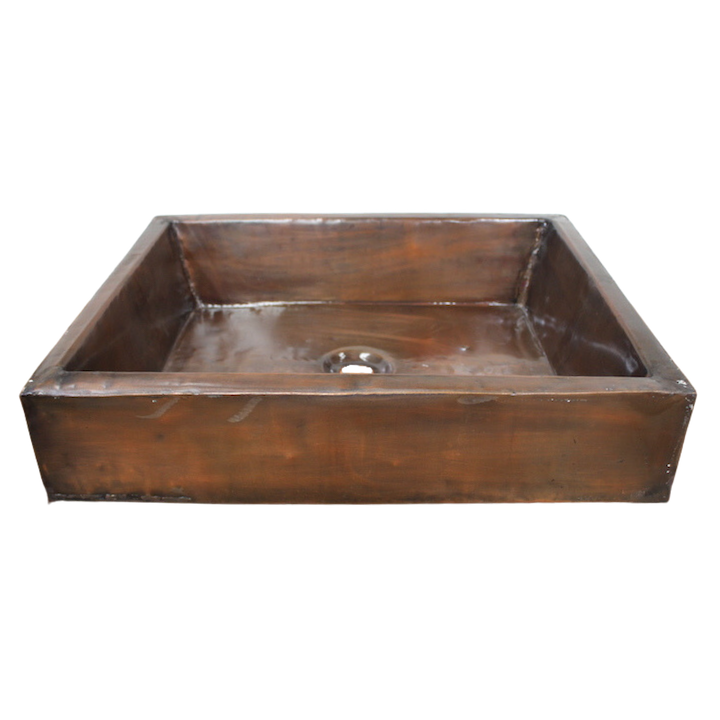 LARGE RECTANGULAR COPPER SINK
