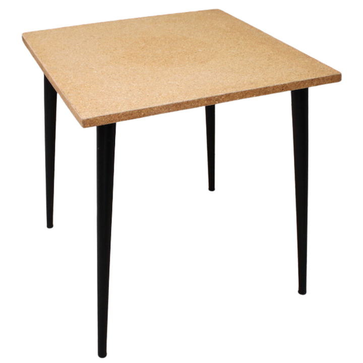 70CM CORK TABLE WITH TAPERED LEGS