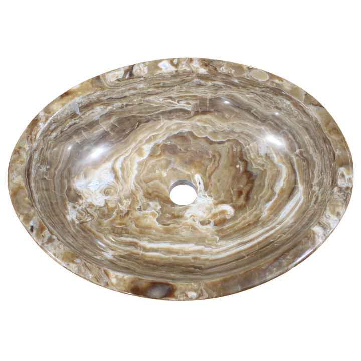 FOSSIL STONE OVAL SINK 2