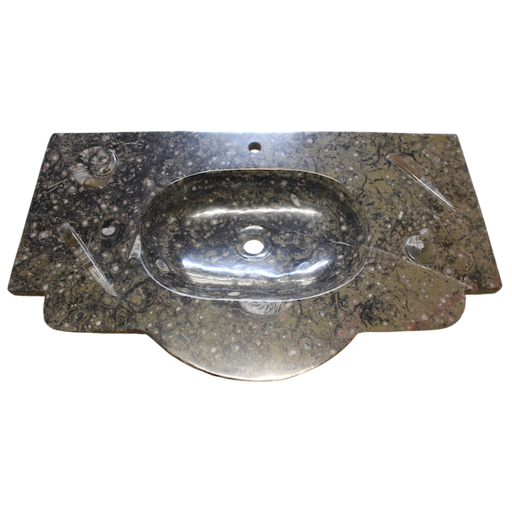 FOSSIL STONE VANITY TOP