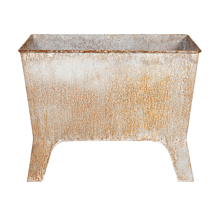 GALVANISED PLANTER ON LEGS [Size: Large ]