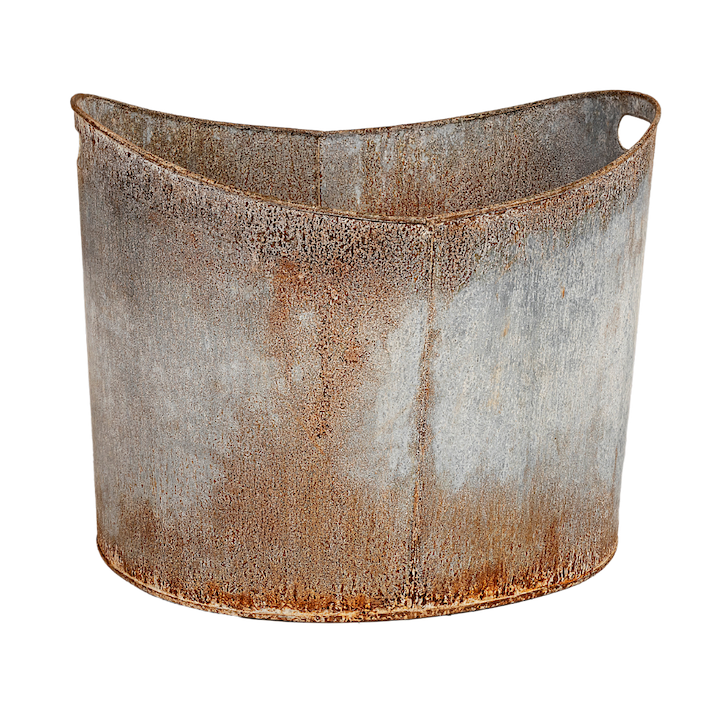 GALVANISED BOW TUB [Size: Large ]