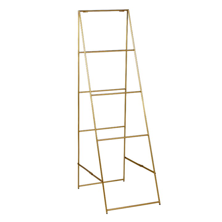 GOLD IRON LADDER STAND