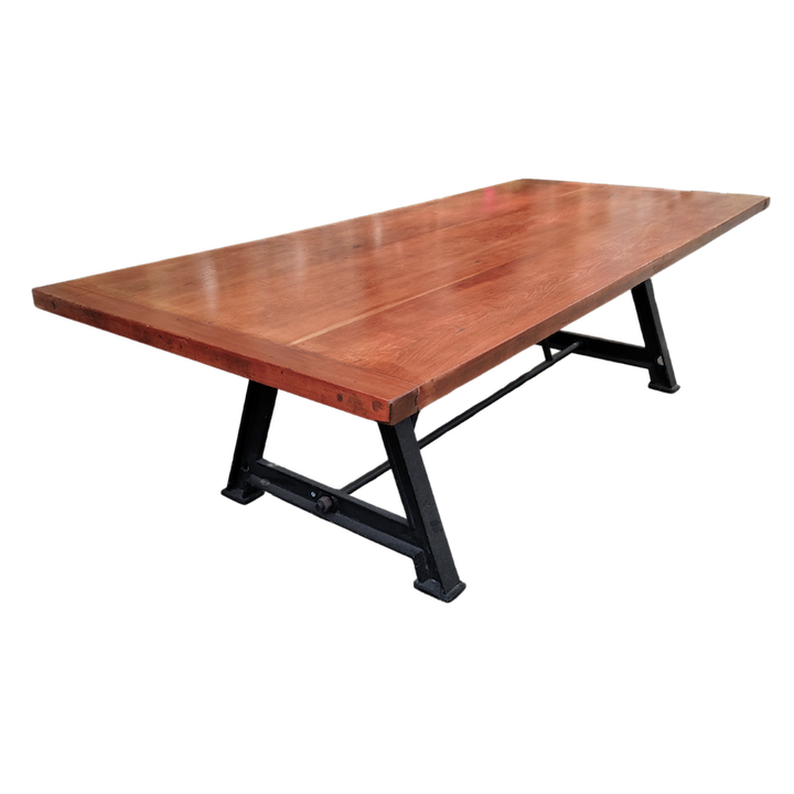 2.67M JAPANESE SLAB A FRAME DINING TABLE