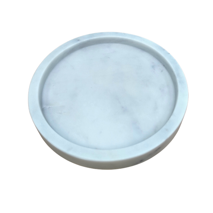 WHITE MARBLE 20CM TRAY