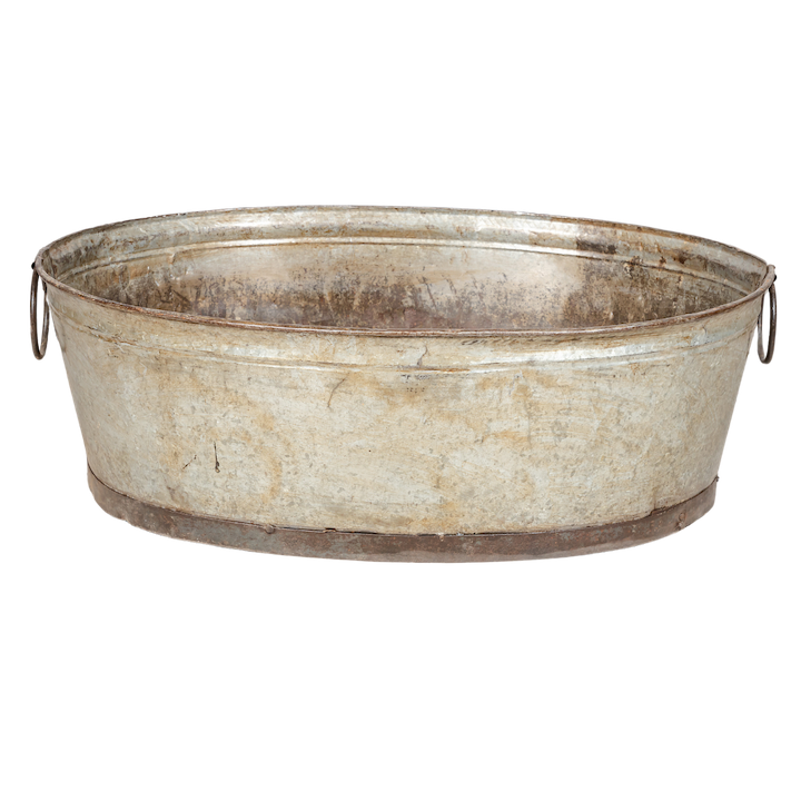 GALVANISED BABY BATHTUB
