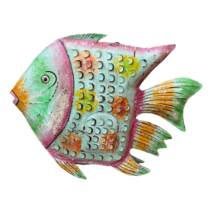 HANGING FISH CANDLE HOLDER