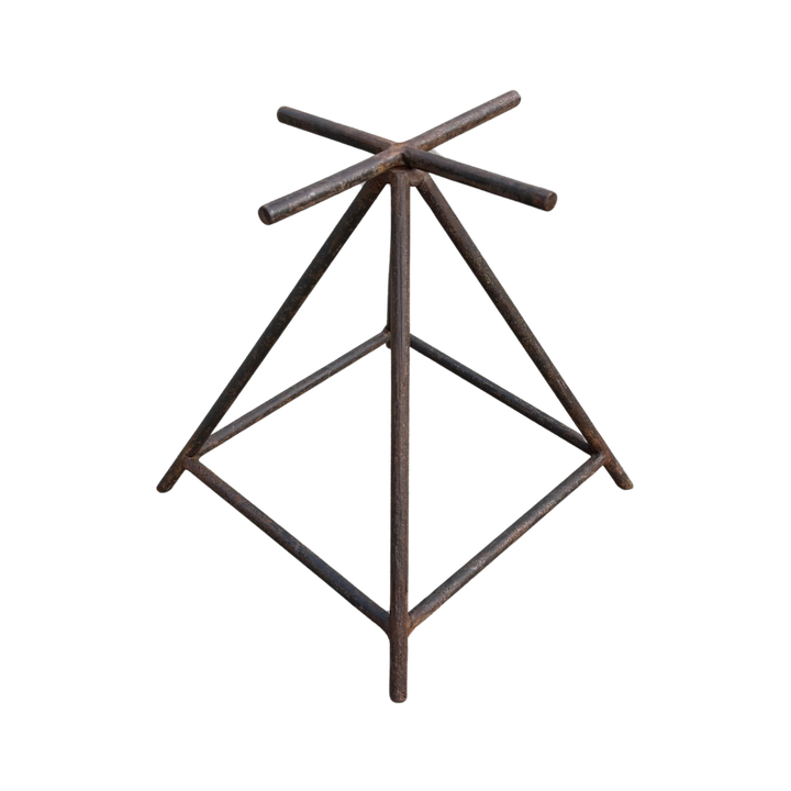 IRON FIREWOOD TEEPEE STAND
