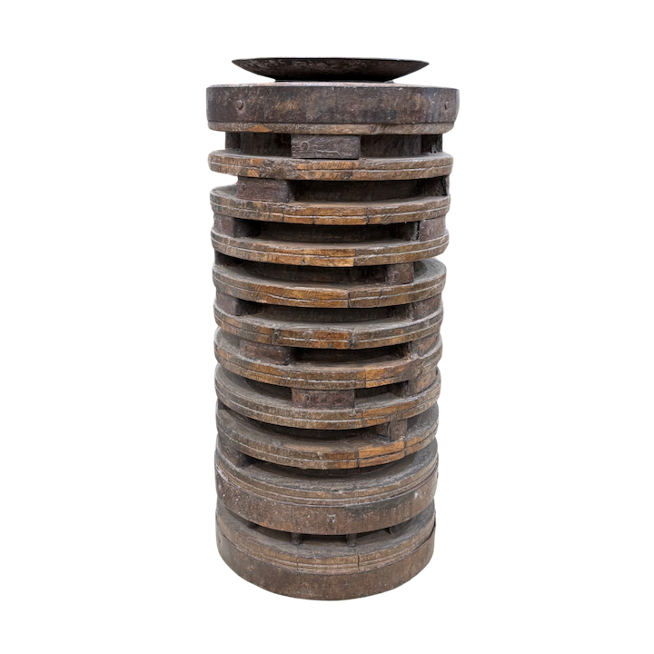 TEAK CANDLESTAND
