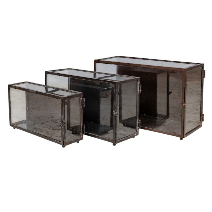 IRON & GLASS DISPLAY BOX