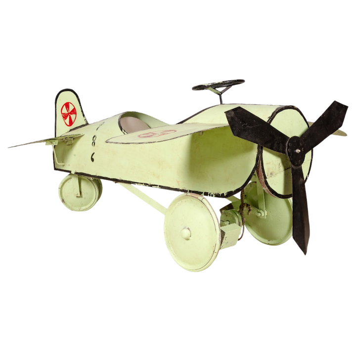 LIGHT GREEN PEDAL PLANE