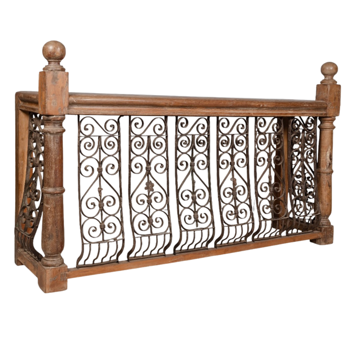 WROUGHT IRON BALUSTRADE CONSOLE