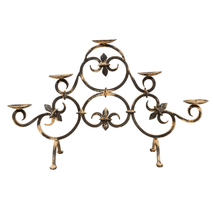 WROUGHT IRON CANDELABRA
