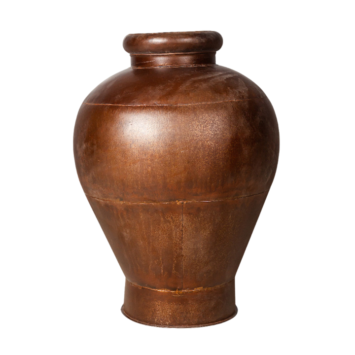 LARGE IRON VASE