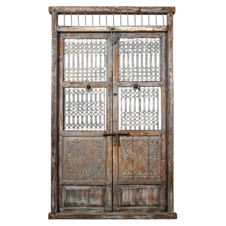 2.33M TEAK JALI DOORS