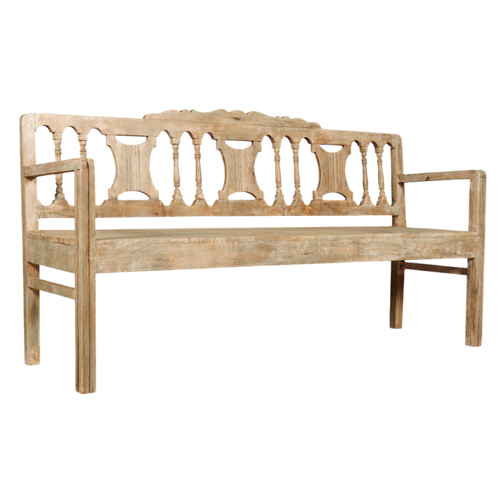 WOODEN BENCH SEAT