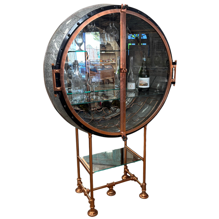 JULES VERNE DRINKS CABINET COPPER