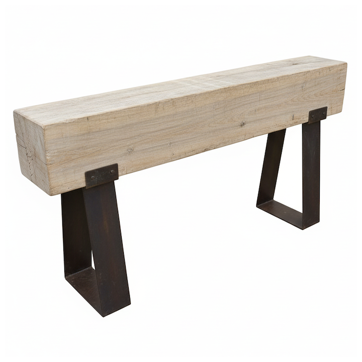1.3M BLEACHED LOG CONSOLE