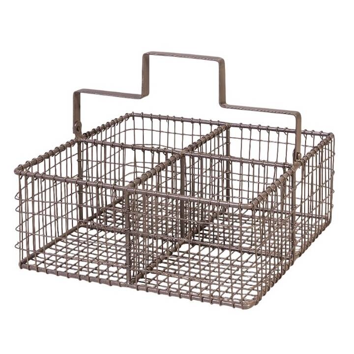 4-SECTION WIRE BASKET