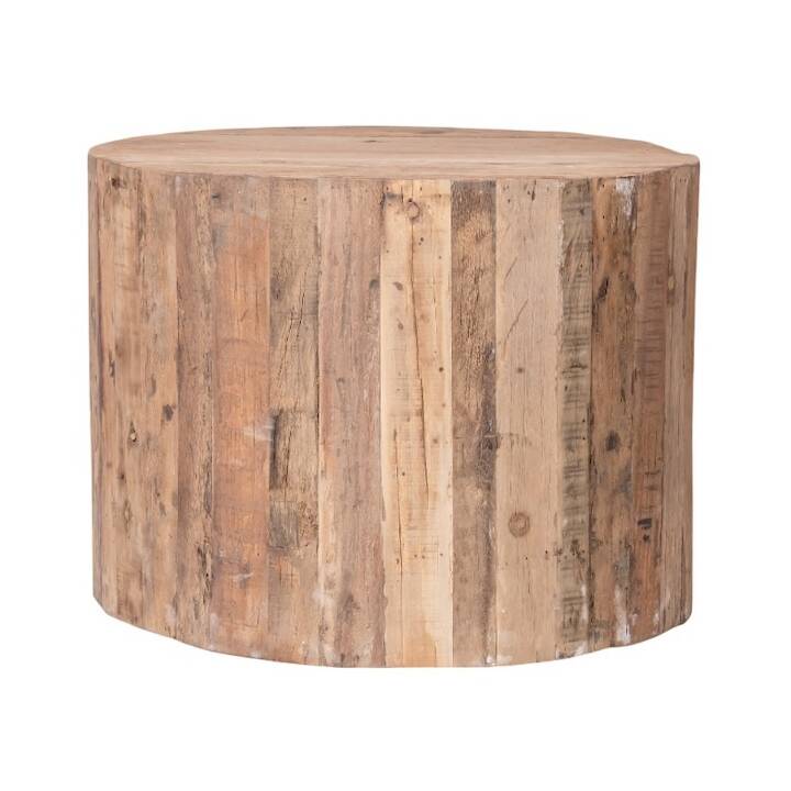 61CM ROUND RUSTIC COFFEE TABLE