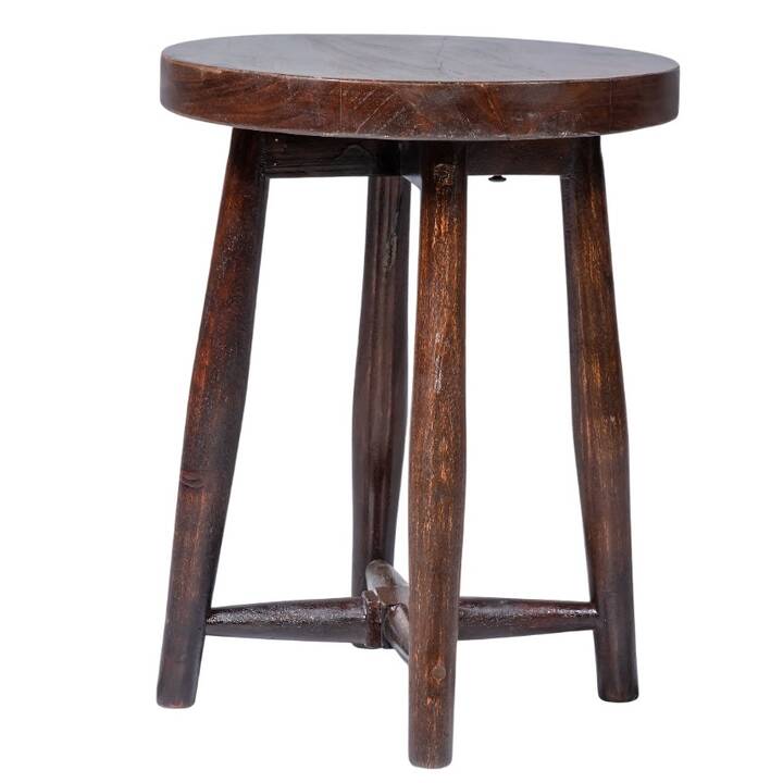 45CM WALNUT STOOL