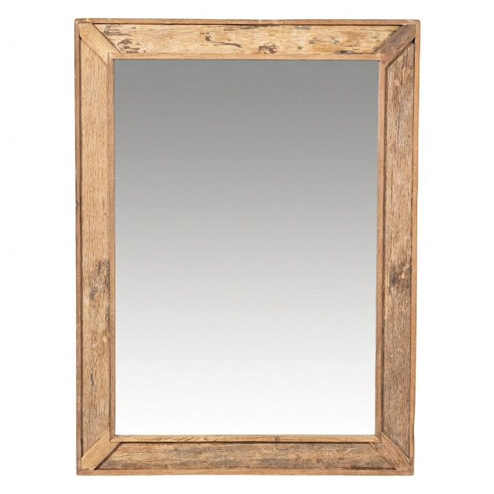 1.22M RUSTIC TIMBER MIRROR