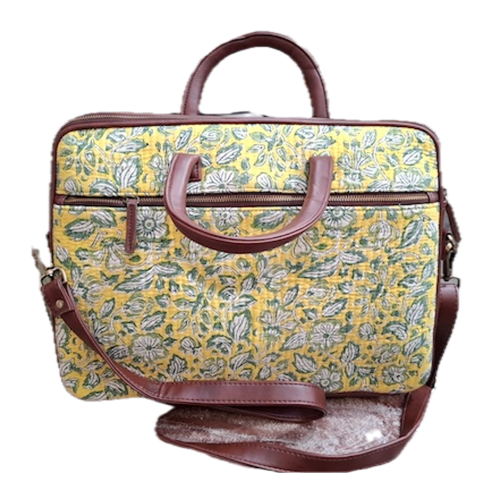 Organic Cotton Material Laptop Bag