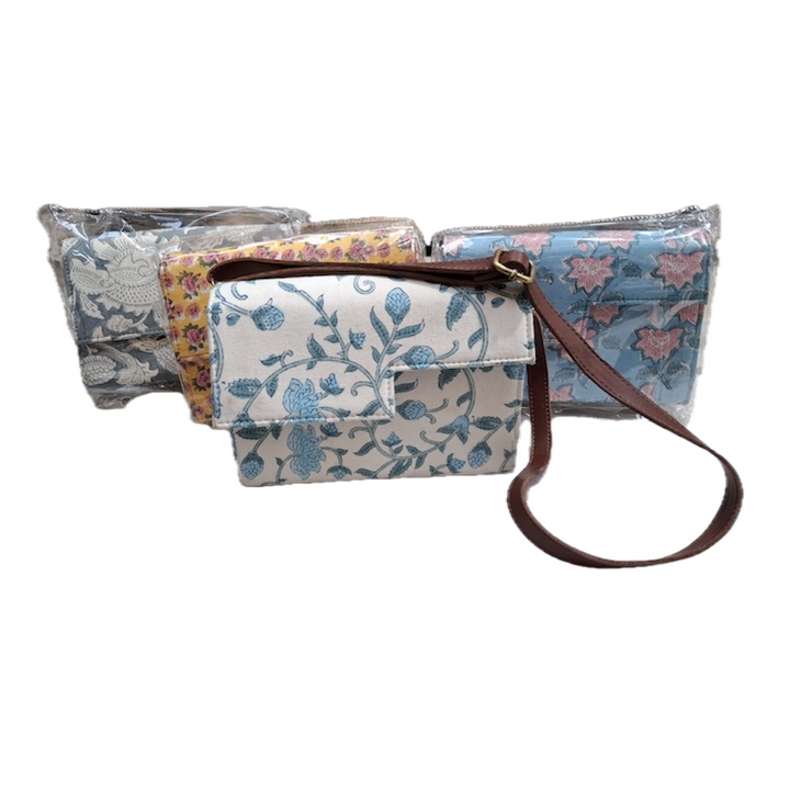 Organic Cotton Material Box Handbag