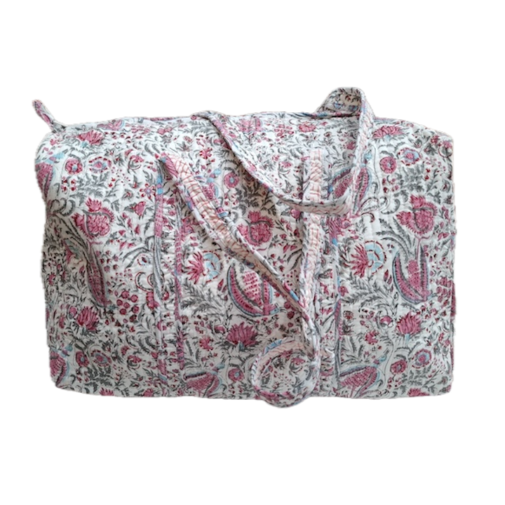 Organic Cotton Material Large Duffle Bag